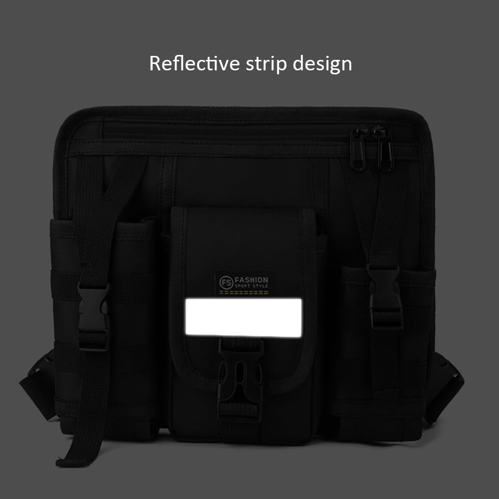 TDYU Radio Chest Harness Chest Front Pack Pouch Holster Vest Rig for Baofeng Kenwood Arcshell Motorola Two Way Radio Walkie Talkie image number 1