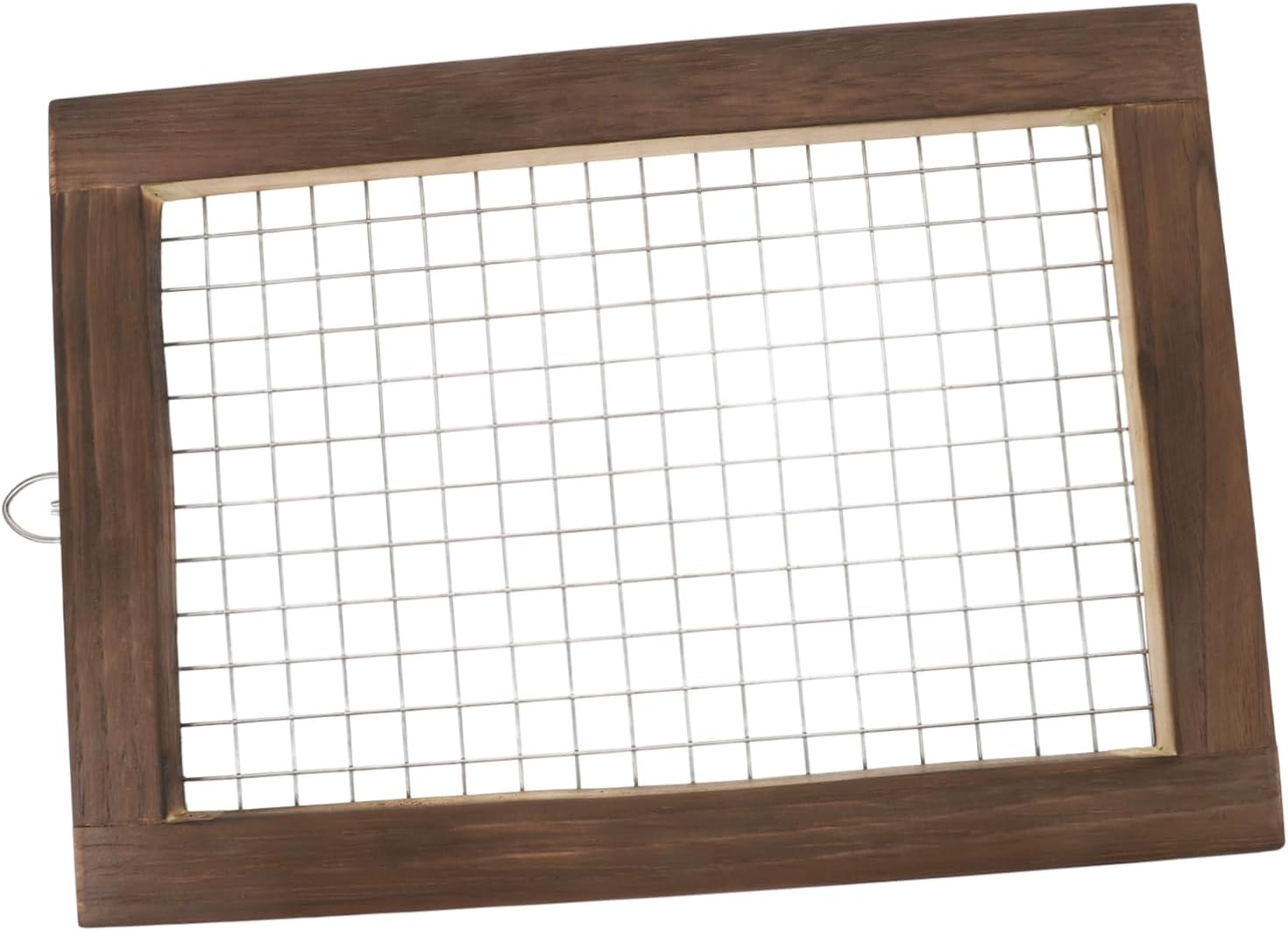 OFFSCH Sturdy Fern Planting Frame 304 Stainless Steel Screen Rock Sifter Wood Compost Sifter for Indoor/Outdoor Gardening image number 4