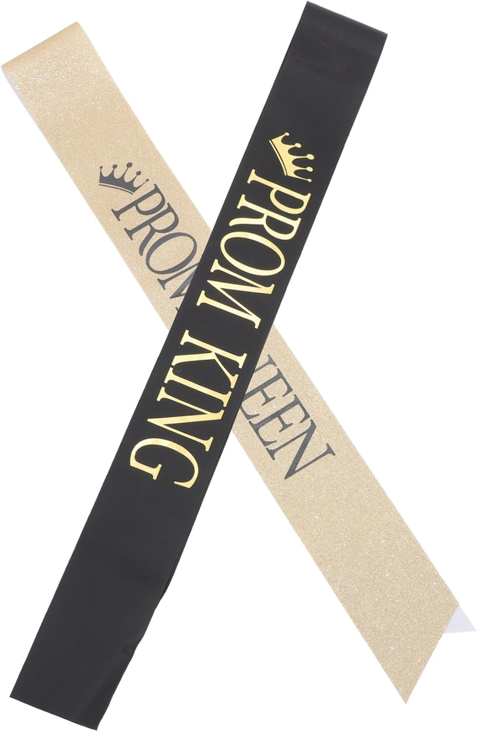 COOLHIYA 2Pcs Graduation Ceremony Belt Sash for Graduation Grad Crown Sash Graduation Queen and King Sash Birthday Sash Decorative Sashes Prom Queen Cloth Sash Graduation Party Decor