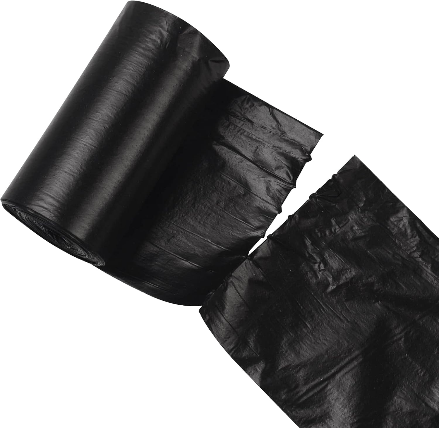 Pack of 80 Plastic Bags for Cat Litter, Easy Resealable Clean to Keep, Pack of 80 Bags, Black - Green Plastic Bag image number 4