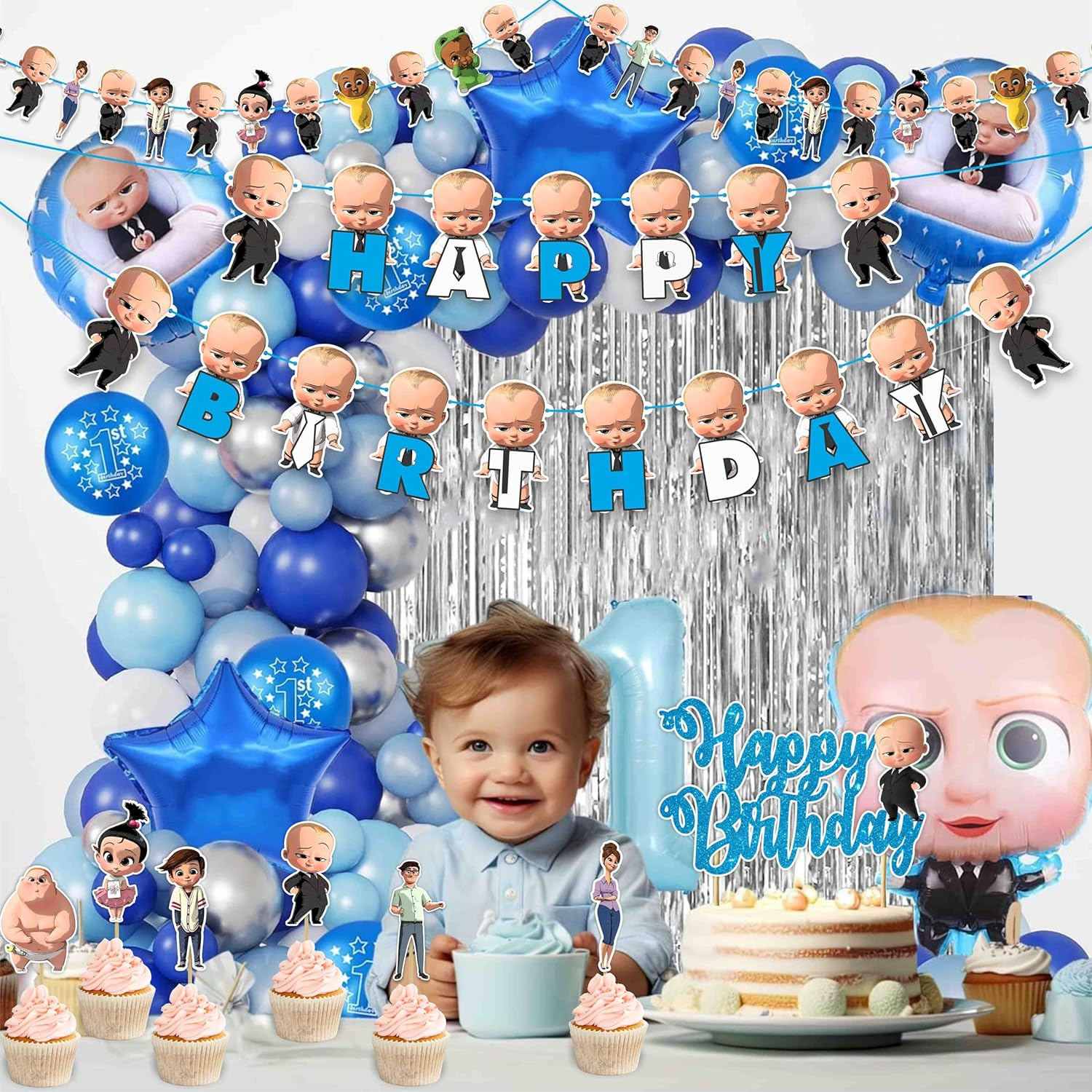 Bby Boss Fun Themed Birthday Party Supplies for Kids | Decorations, for Fuuny Things & More for an Unforgettable Celebration image number 3
