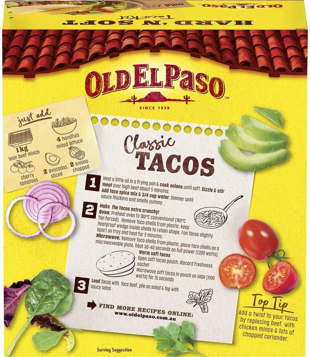 Old El Paso Bulk Hard and Soft Kit 560 G image number 2