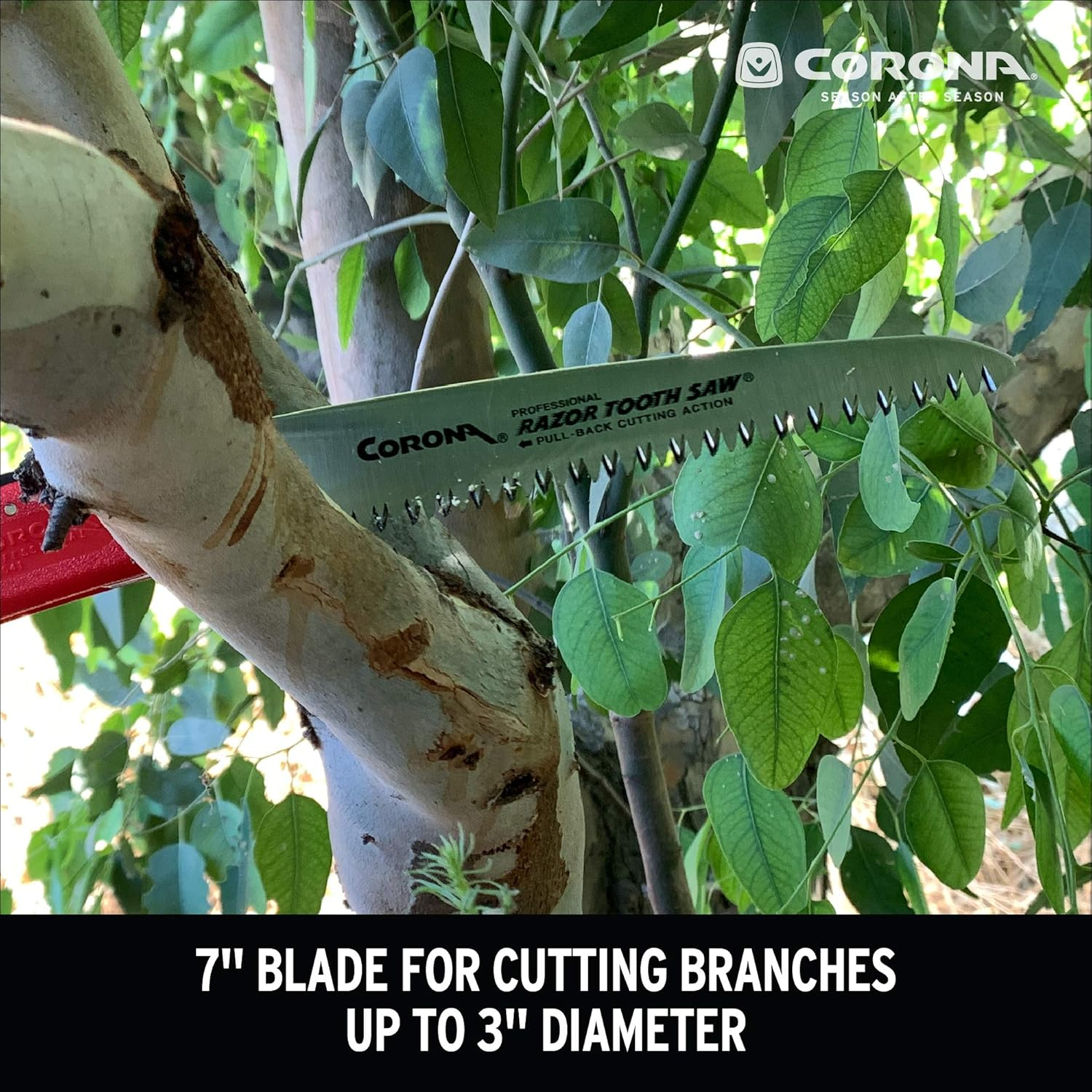 Corona RS 7041 Razor Tooth Folding Saw, 7-Inch Blade, Red image number 5