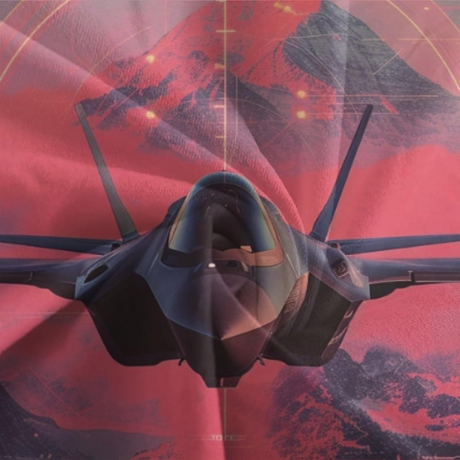 3Pcs Aeroplane 3D Printed Duvet Cover Set Microfiber Boys Girls Bedding Comforter Quilt Cover with Pillowcases Comforter Cover with Zipper,Queen（210X210Cm） image number 6