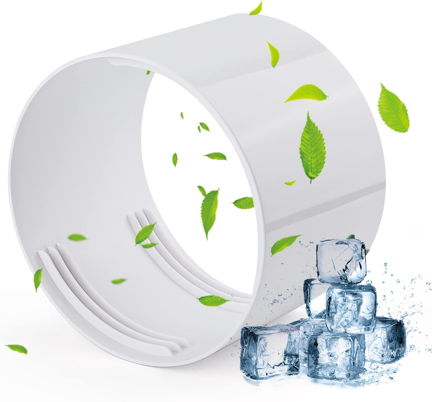 Air Conditioning Exhaust Hose Adapter, 15 Cm Portable Air Conditioning Exhaust Hose Adapter AC Hose Connector for Clockwise and Counterclockwise Extendable AC Hose Universal Thread Converter image number 3