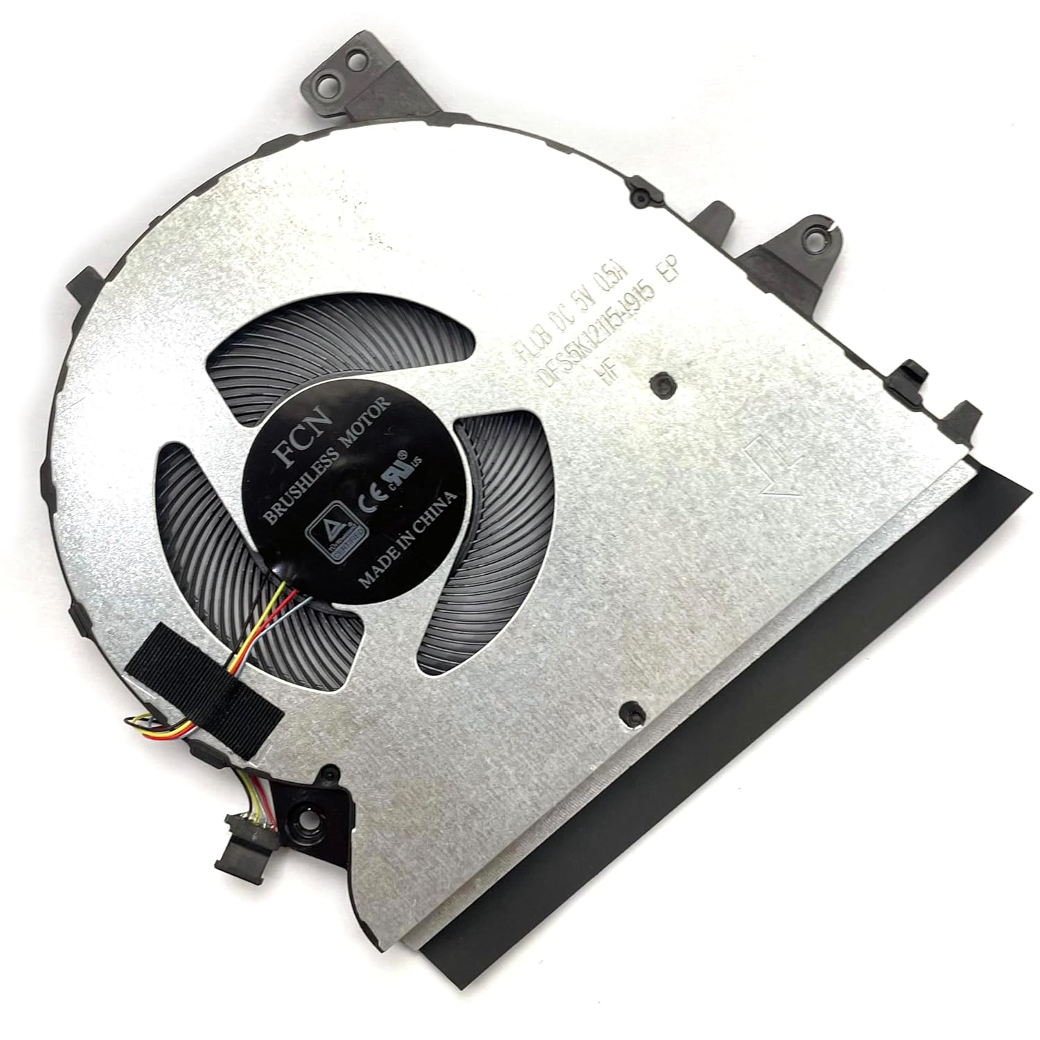 Bestparts New CPU Cooling Fan Replacement for ASUS Zenbook UX431 UX431F BX431 UX431FL UX431FLC UX431FA UX431FAC UX431FN UX431DA UM431DA U4500F S4500F S431 S431F UM431 Series, DFS5K121154915 image number 1