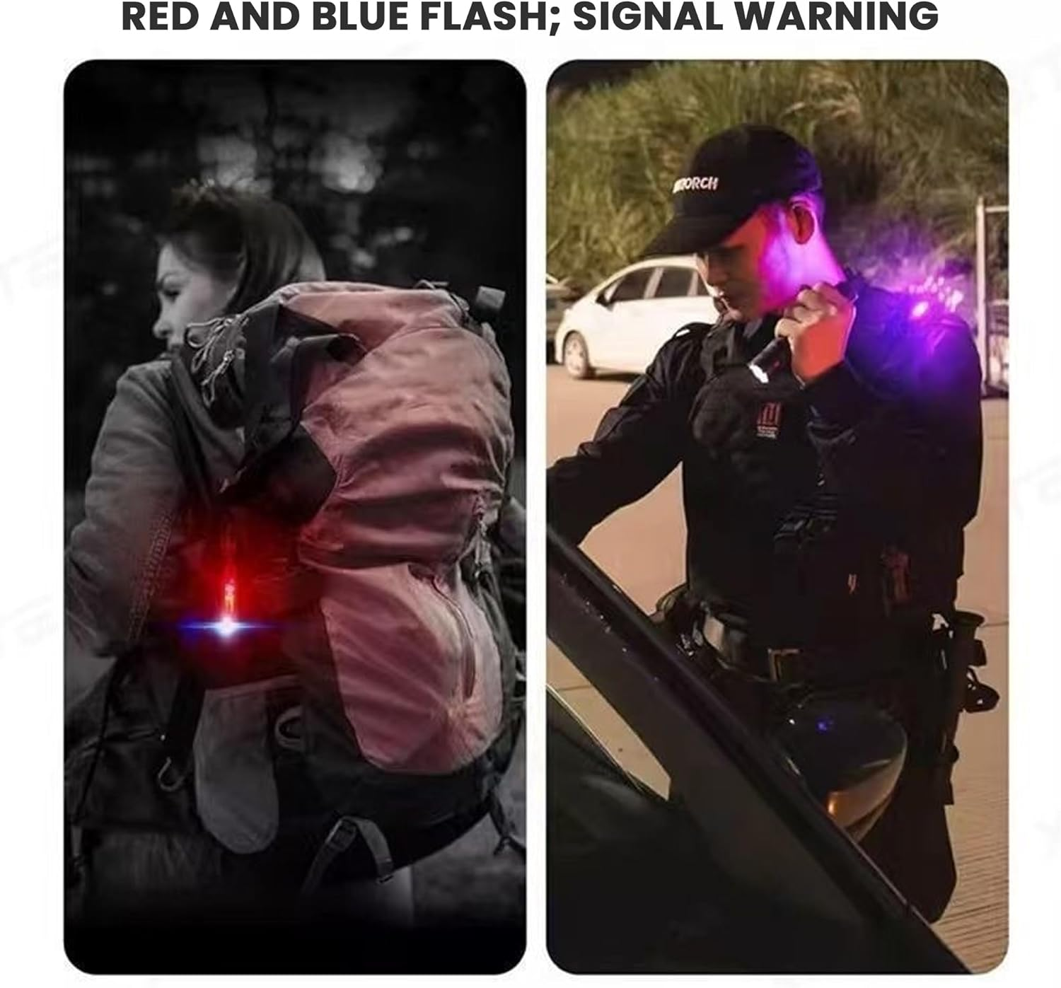 Portable Rechargeable Bright Keychain Flashlight, Small LED Keyring Flashlight, Compact Mini Waterproof Torch with USB Charging, for Hiking, Camping, Emergency, Daily Use (Black) - Black image number 6