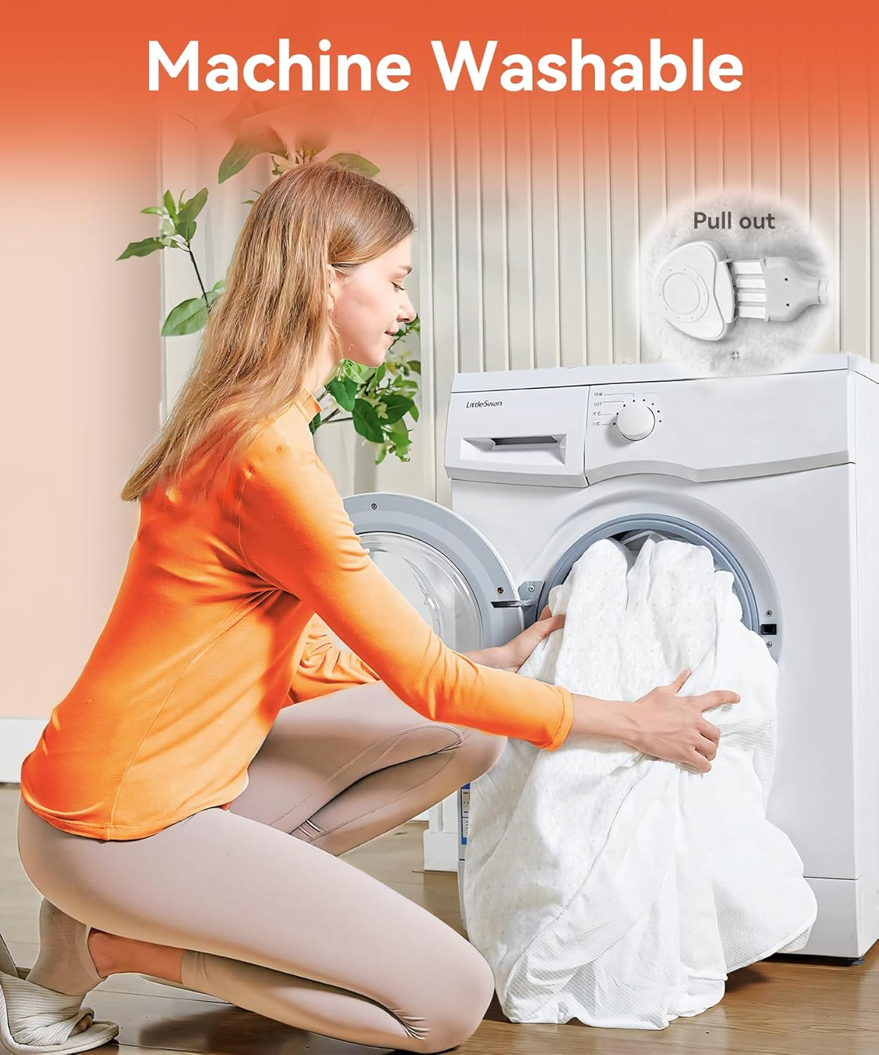 Heated Blanket Queen, Electric Blanket Machine Washable 203X105Cm, Dual Zone Heated Mattress Pad Electric Bed Warmer with Overheat Protection, Underblanket Heating Auto off for Queen Size Bed image number 6