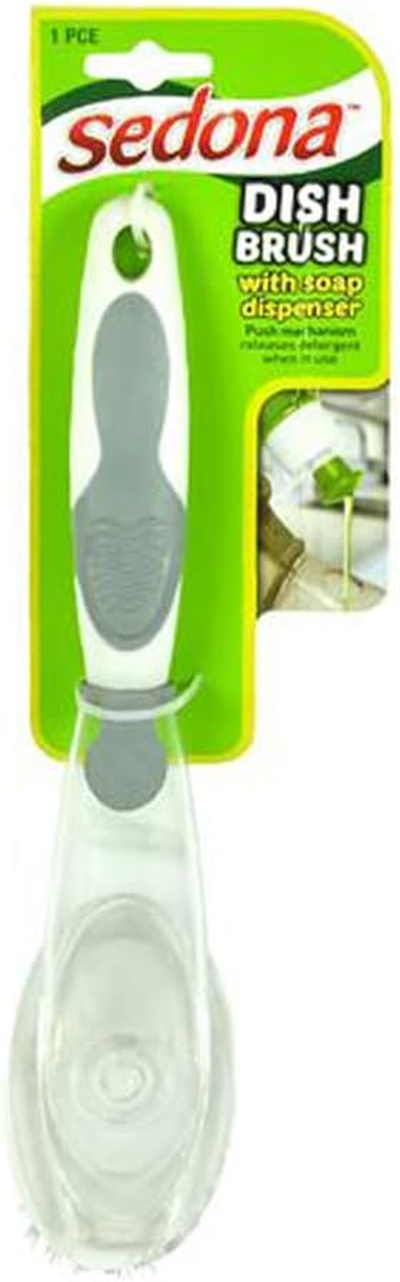 Sedona Dish Cleaning Brush with Soap Dispenser image number 3