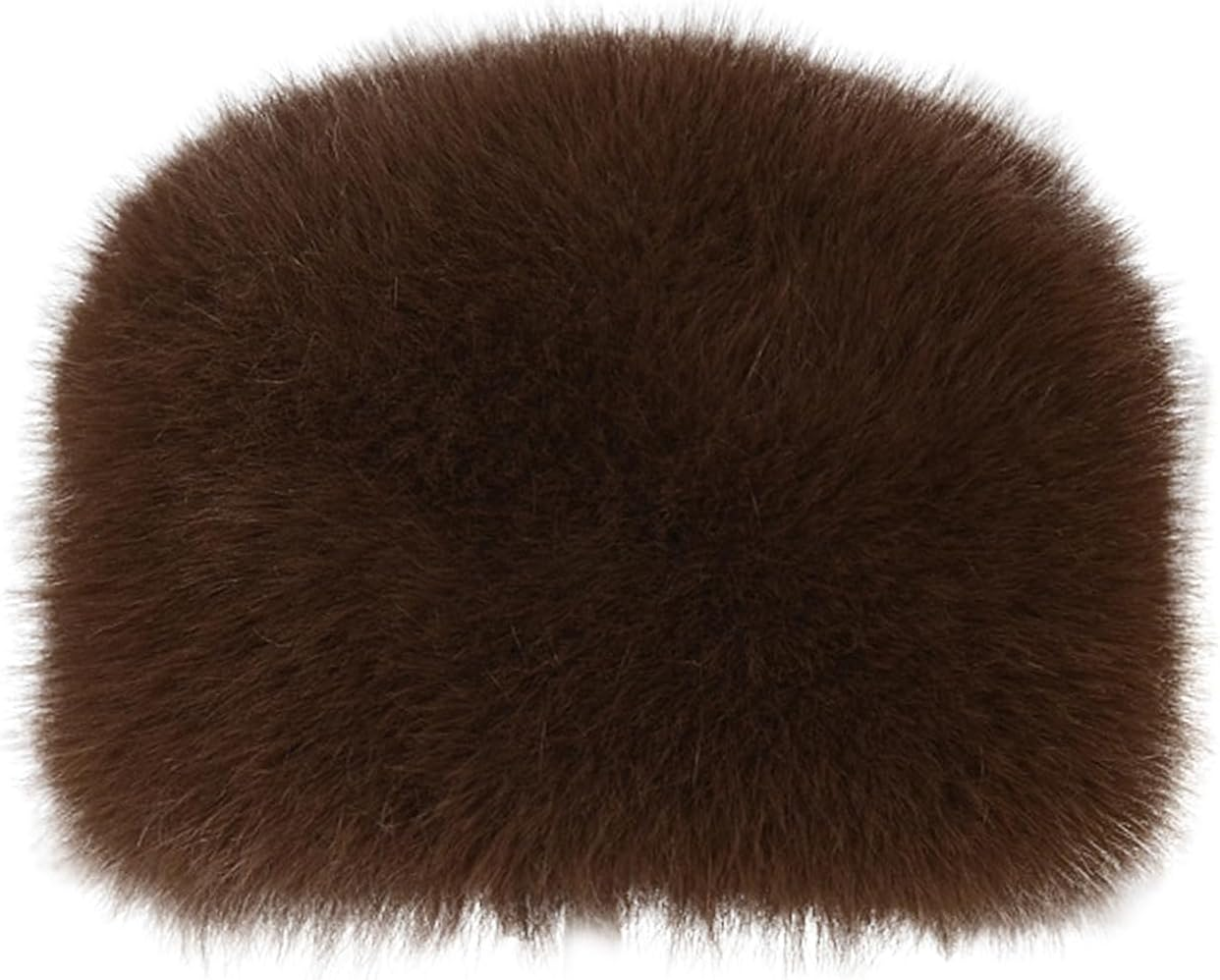 Lopsity Faux Fur Fluffy Bucket Hat Fuzzy Winter Warm Hat Ski Cap for Women Men