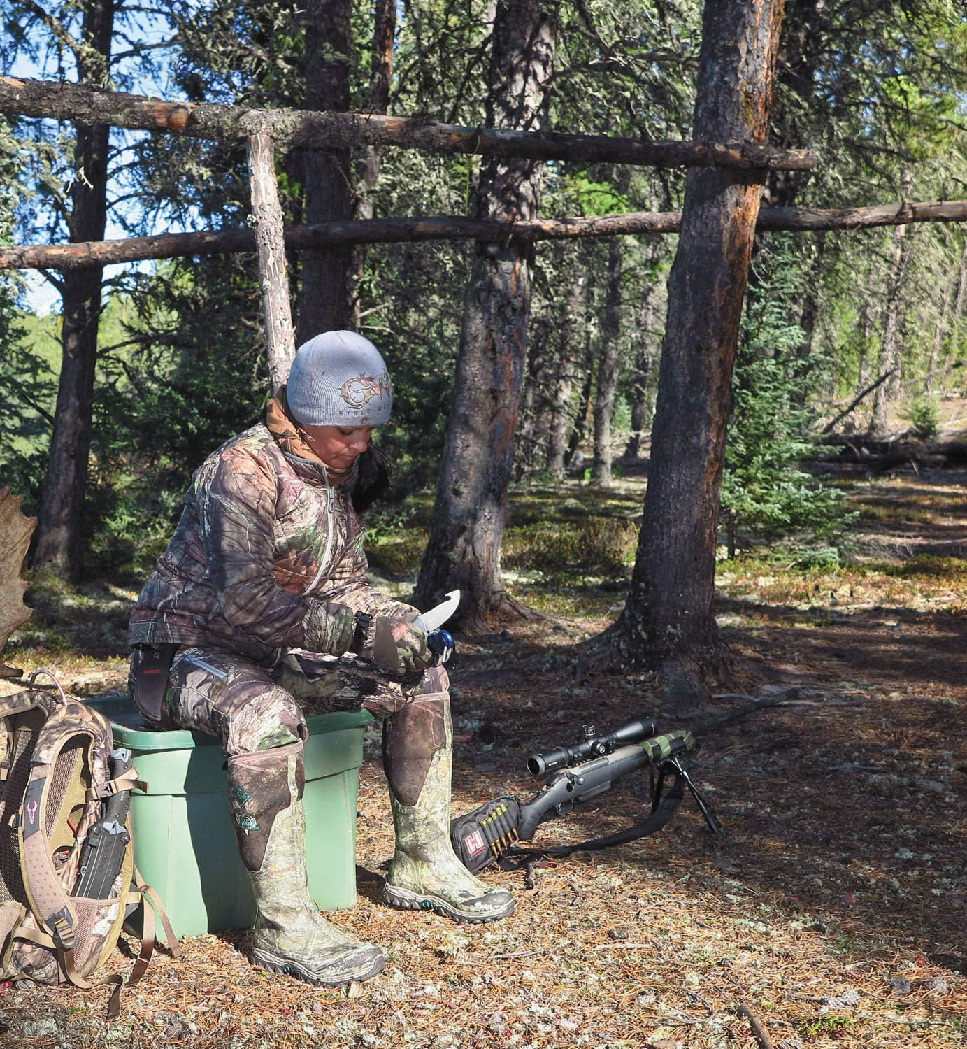 Lansky Quadsharp Carbide/Ceramic Multi Angle Knife Sharpener, Blue image number 4