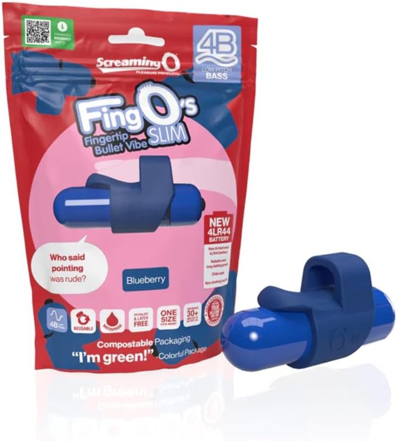 Screaming O 4B Fingo Slim - Blueberry
