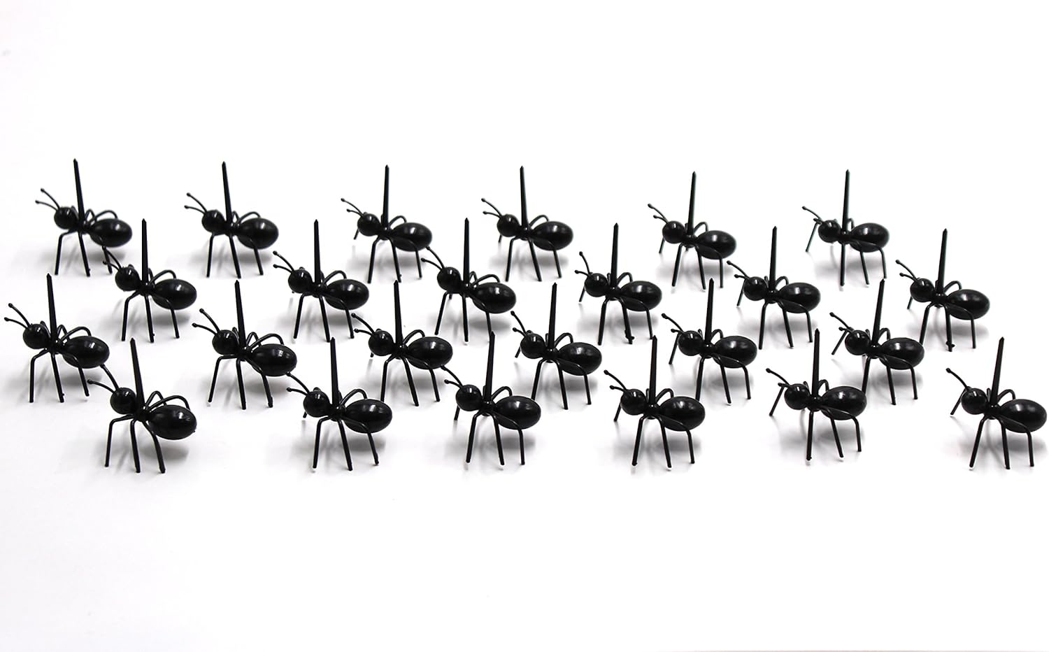36 Pcs Fruit Forks Bistro Cocktail Forks Tasting Appetizer Forks Set Mini Cake Forks, Cute Ants Design image number 4