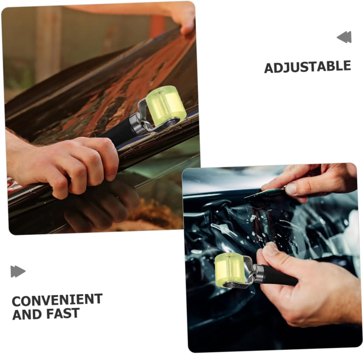 FELTECHELECTR Automotive Sound Deadening Roller Sound Noise Insulation Tool for Car Interior Use Rubber Rolling Wheel image number 2