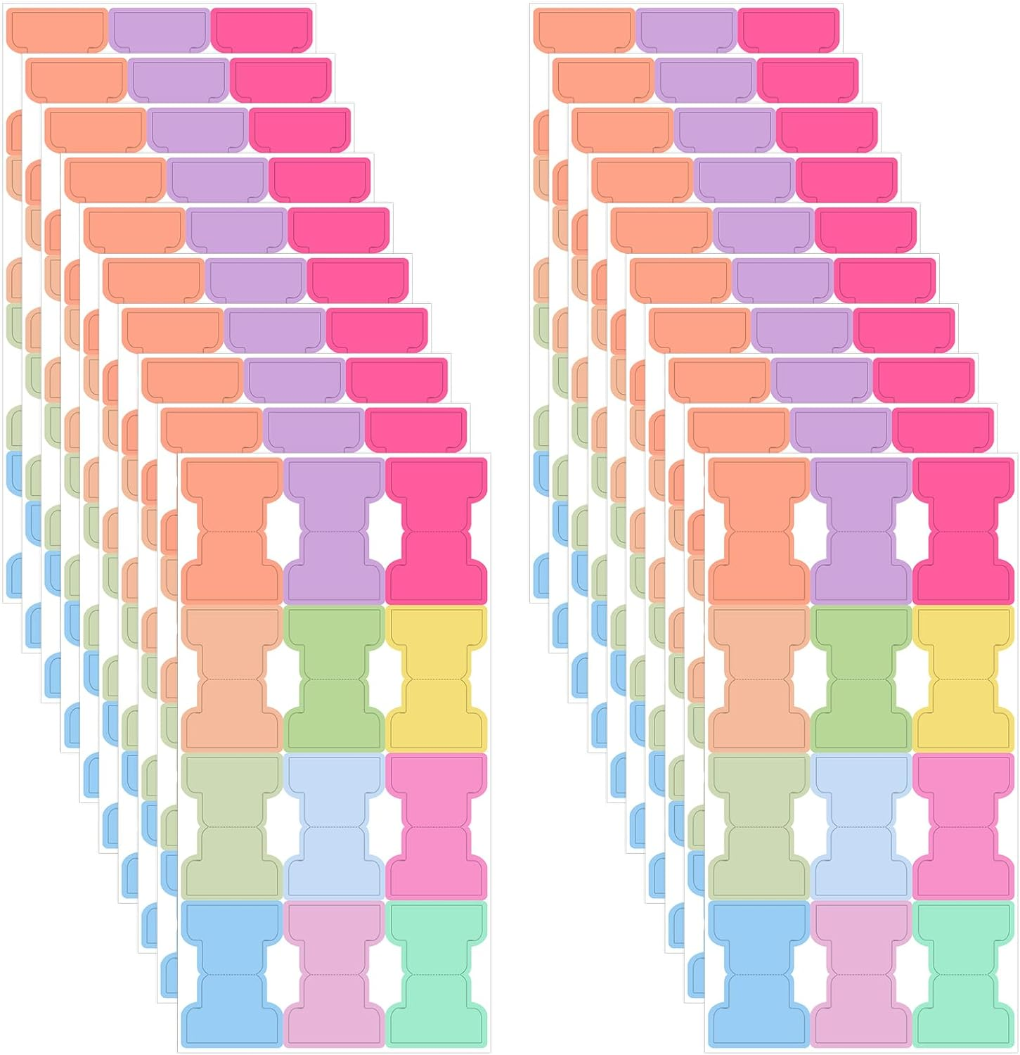 240 Pcs Sticky Index Tabs, 20 Sheets Sticky Notes, Colourful Index Tabs Index Flag, Double Sided Writable Index Tabs for Books, Notes, Reading Planing image number 5