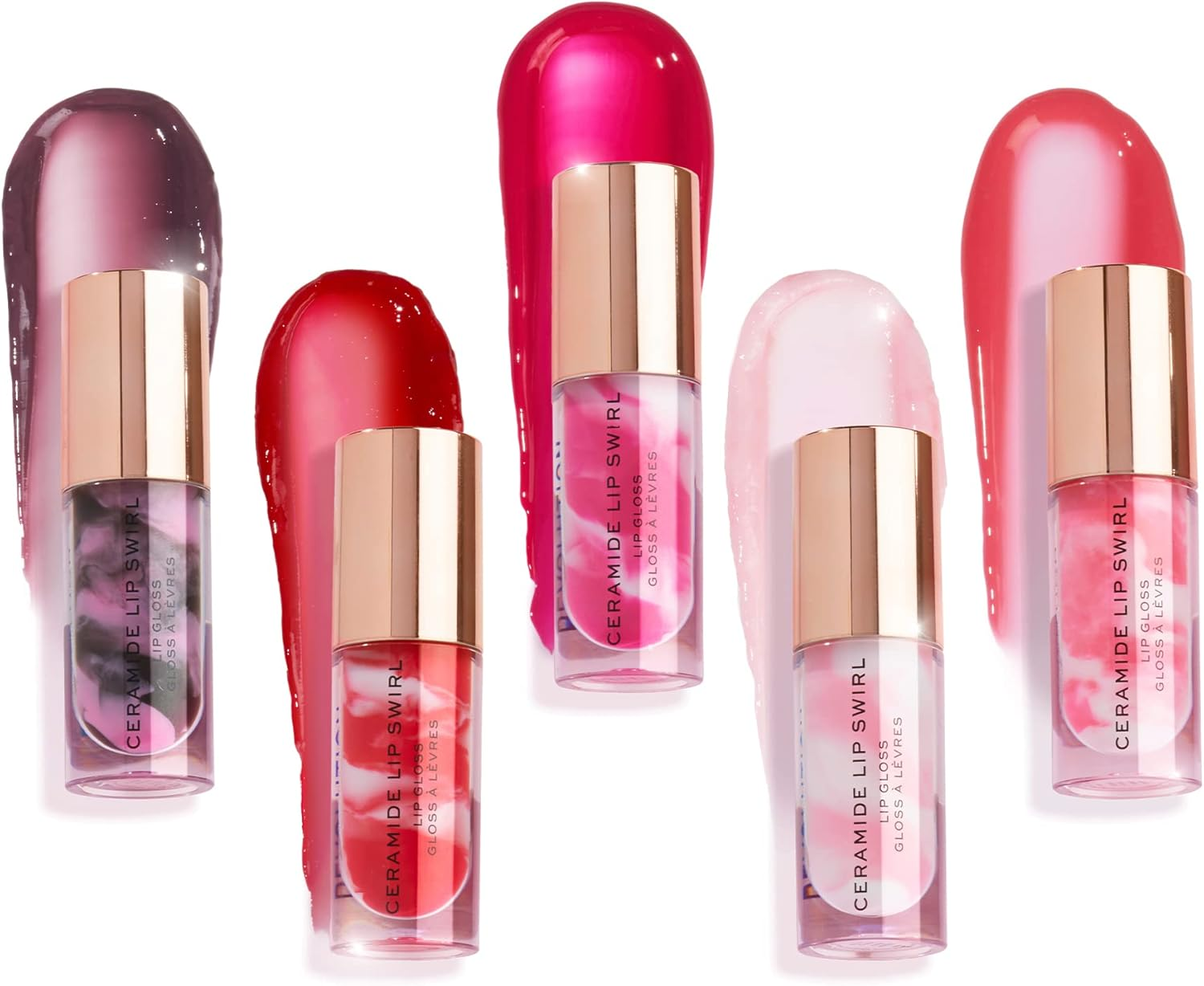 Makeup Revolution, Lip Swirl Ceramide Gloss, Lip Gloss, Pure Clear Gloss, 4.5 Ml - Pure Gloss Clear image number 3