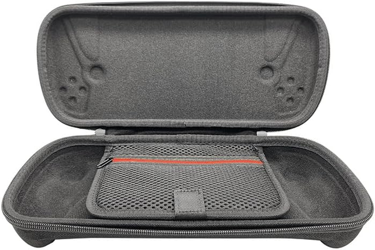JOYSOG for Playstation Portal Case, Hard Carrying Case for Playstation Portal Handheld Console Storage Bag & Handheld Screen Protector, Black, Handbag+ 2*Screen Protector, for Playstation Portal image number 1
