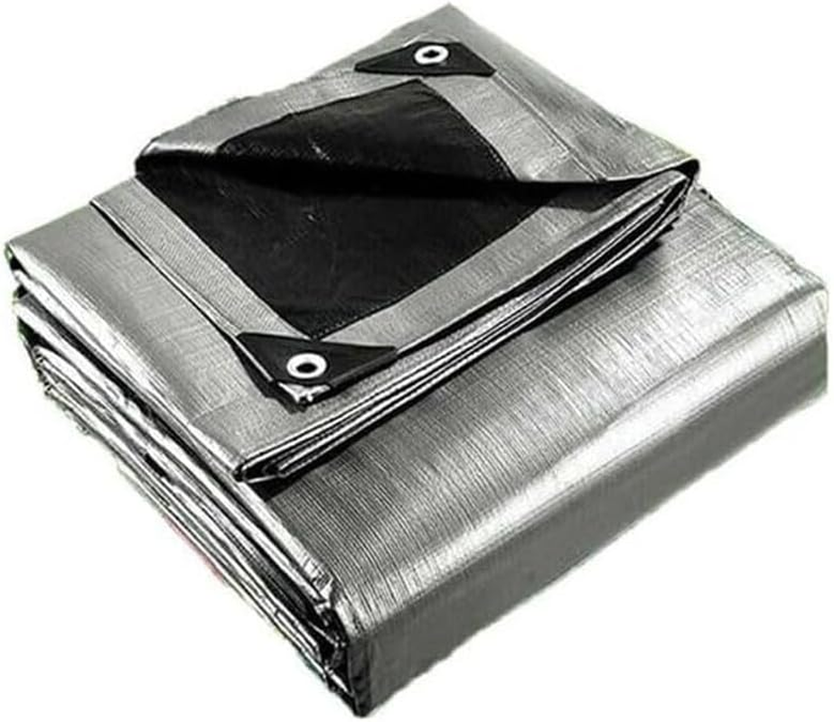 Leona Co 180Cm X 240Cm (6' X 8') Waterproof Multi-Purpose Poly Tarp &ndash; Tarpaulin Protector Cover Sheet for Cars, Boats, Construction Contractors, Campers, and Emergency Shelter, Rot, Rust and UV (1)