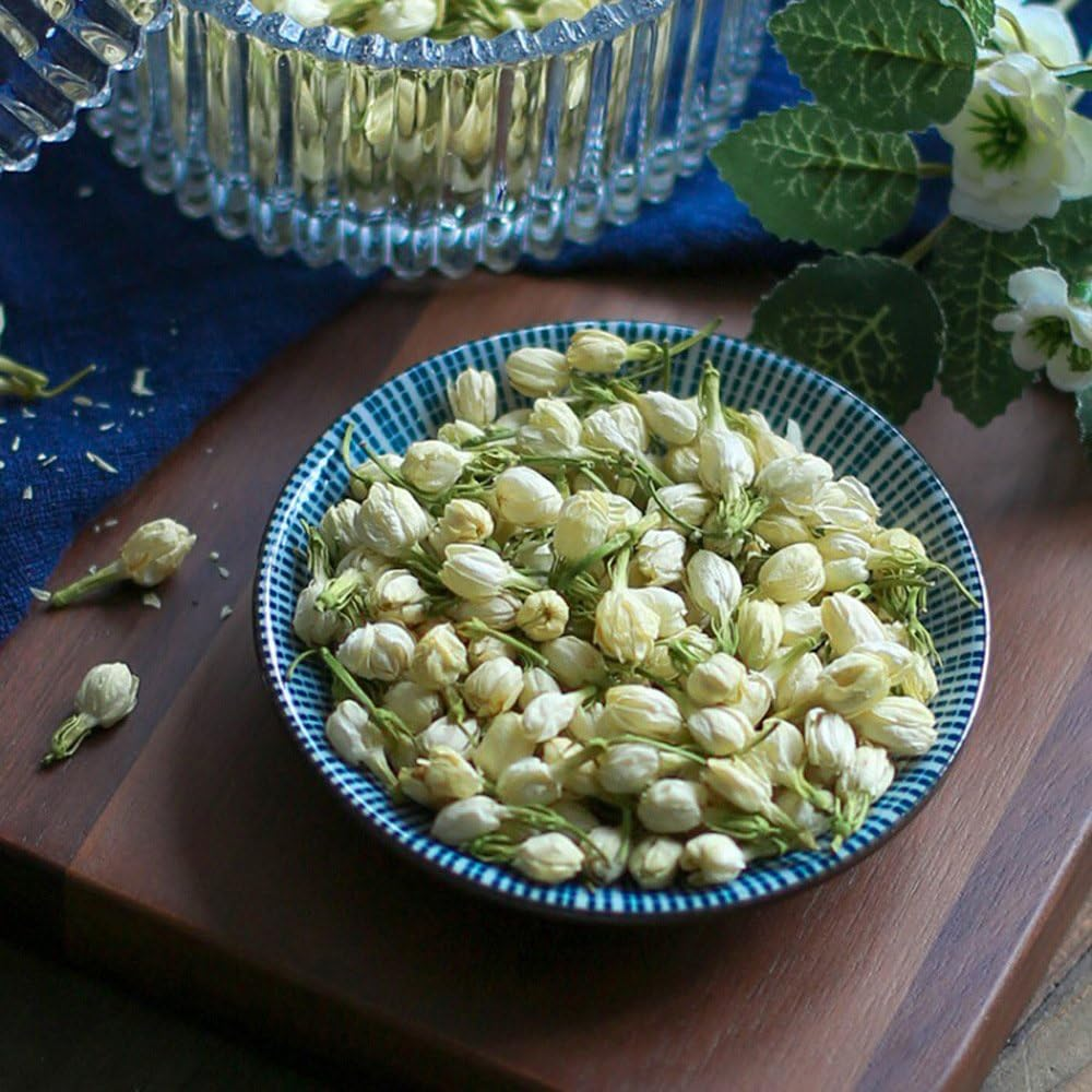 Tooget Fragrant Natural Pure Jasmine Buds Dried Jasmine Flowers Wholesale, Herbal Tea - 4 OZ image number 4