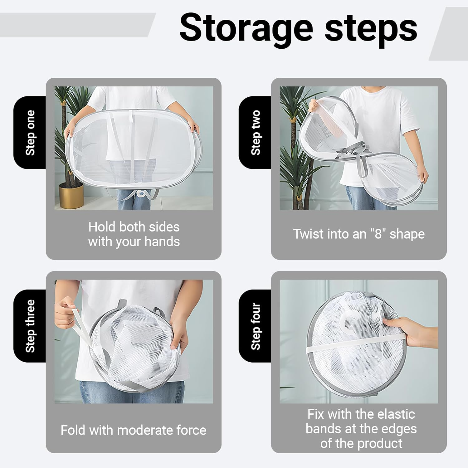 Sweater Drying Rack Mesh Foldable, Lay Flat Clothes Dryer Rack, Large Hanging Dry Rack for Clothes, Folding Clothing Drying Hanger, Portable for Laundry Indoor Outdoor (1-Tier) - 2-Tier image number 5