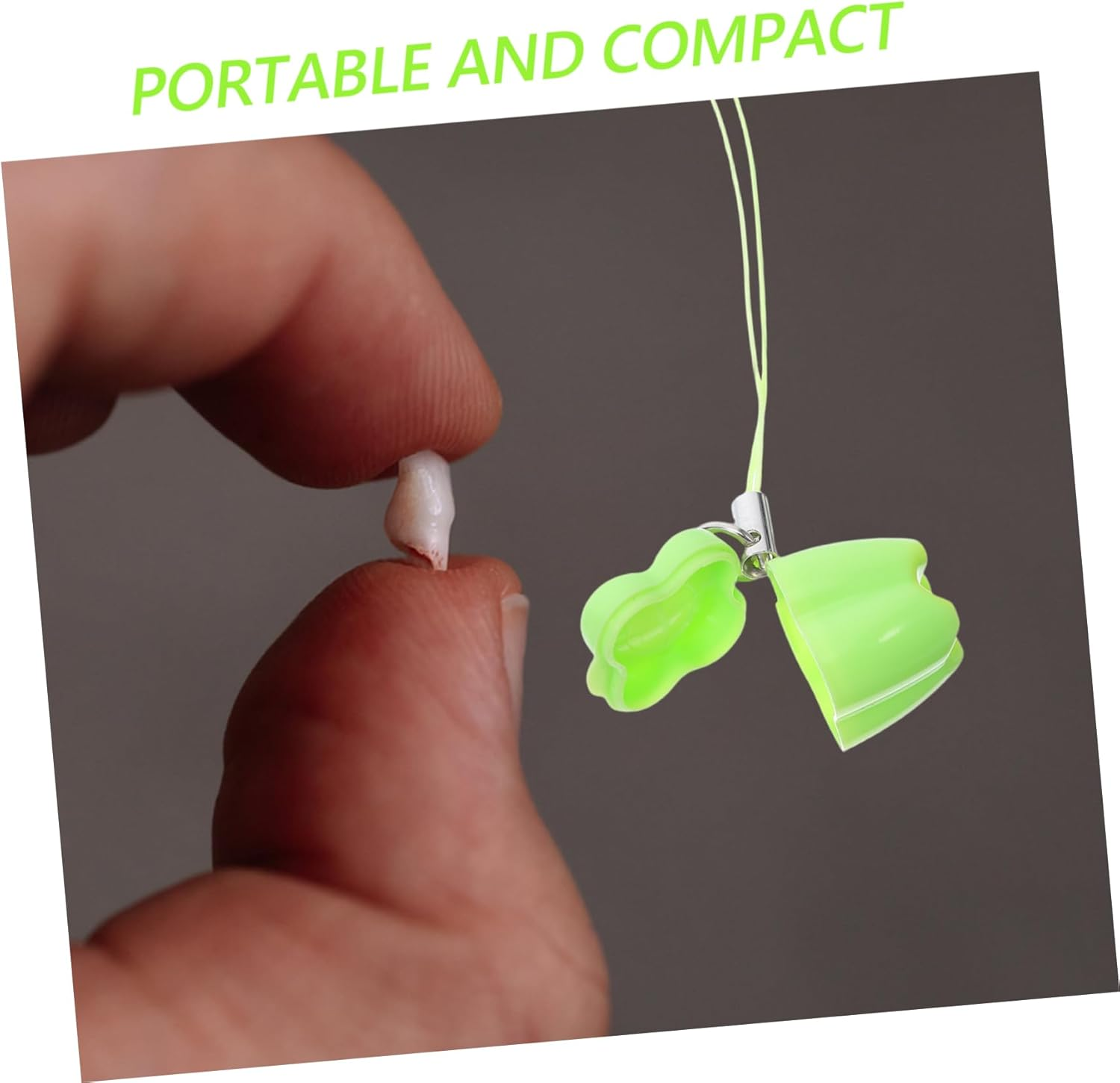 5Pcs Newborn Teeth Storage Box Plastic Tooth Keeper Necklace Party Supplies for Boys and Girls Memories image number 4