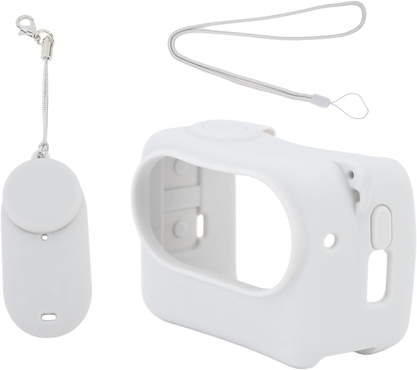 Rubber Sleeve Case, Silicone Protective Case for Insta360 Go 3, Full Coverage Rubber Sleeve & Lens Cover Cap, Rubber Sleeve Protection Accessories for Insta360 Go 3 Action Camera image number 2