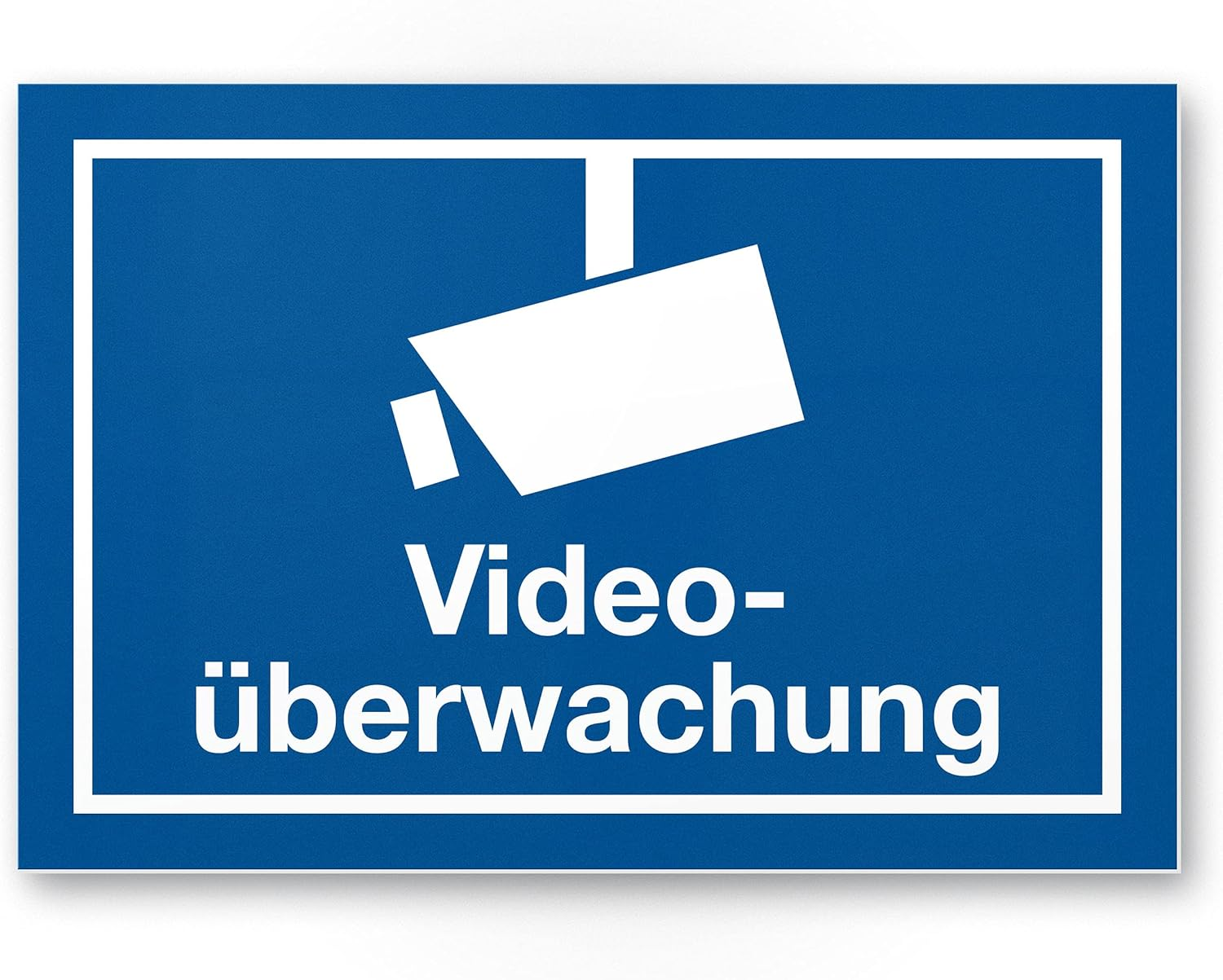 Video Surveillance Notice Sign Indoor Outdoor Warning Warning Video Surveillance Burglary Protection Notice Prevention of Burglary &ndash; Deterrence Information Sign image number 1