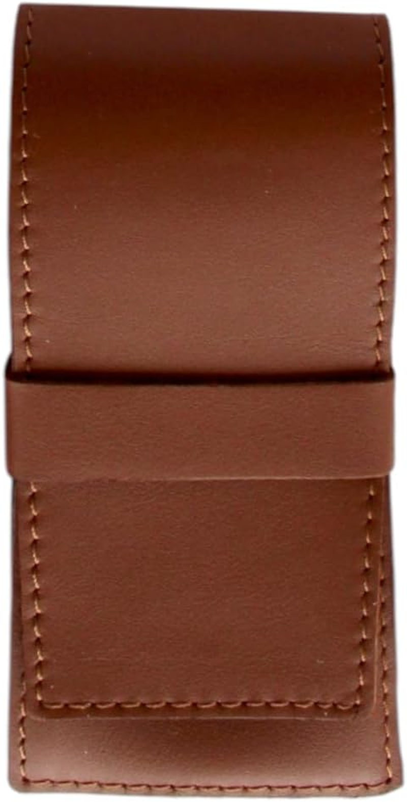 4-Piece Genuine Leather Men'S Grooming Set | Manicure, Pedicure, Beard and Mustache - Tenartis 381 Made in Italy (Beige) - Black image number 4