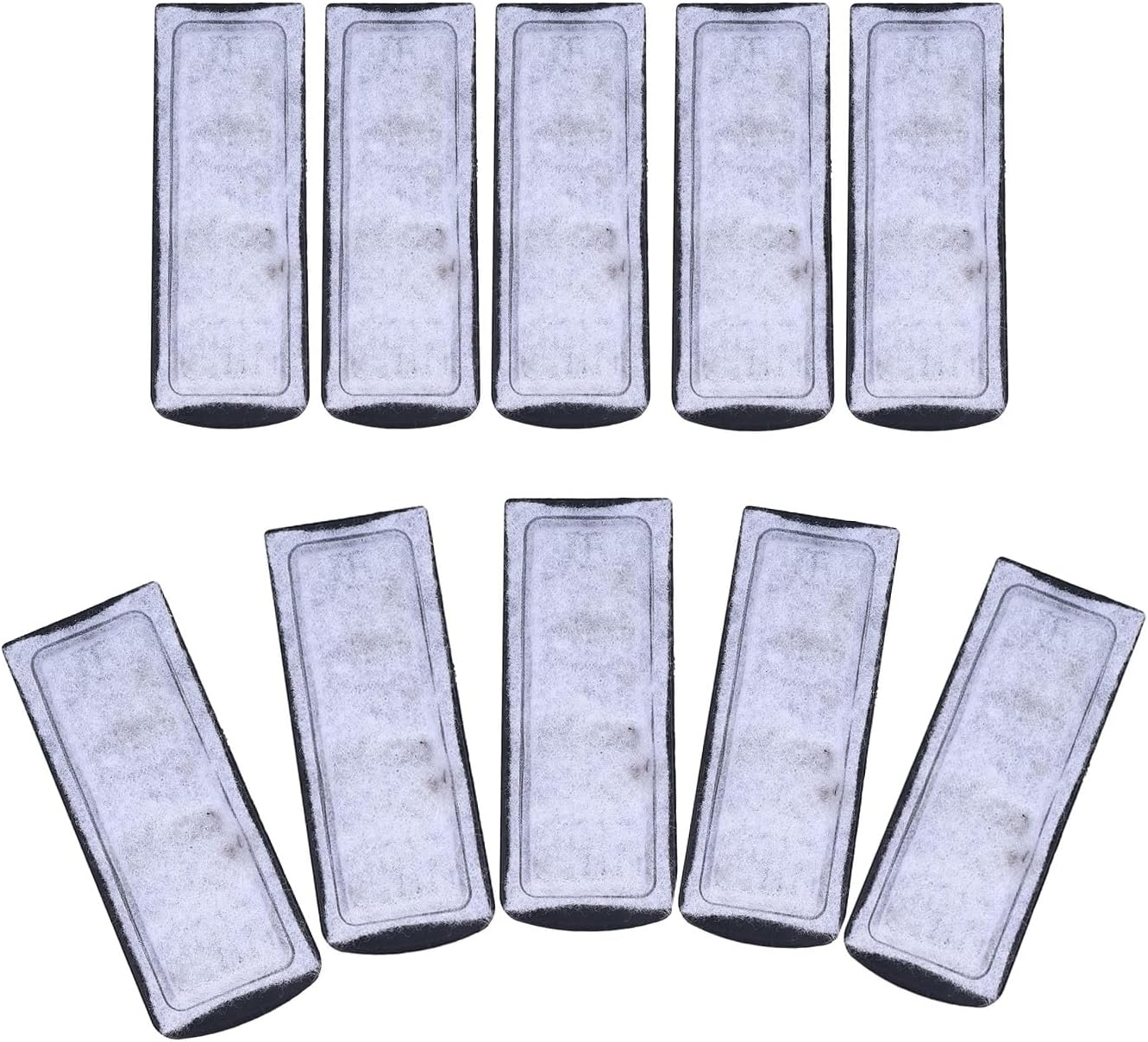 Hysgscwd 10 Pcs Fish Tank Filter Cartridge, Aquarium Filter Cotton Replacement, Wall Mounted Filter Accessories Box Carbon Supplies, Hang on Filter Cartridge, Filter Tank Cotton Core Filter Plate image number 6