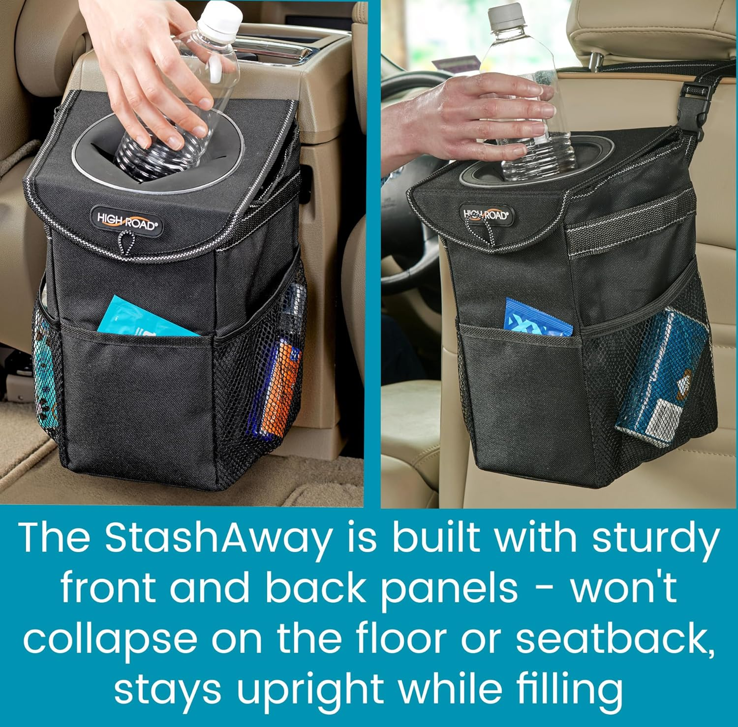 High Road Stashaway Console and Headrest Trash Bin image number 1