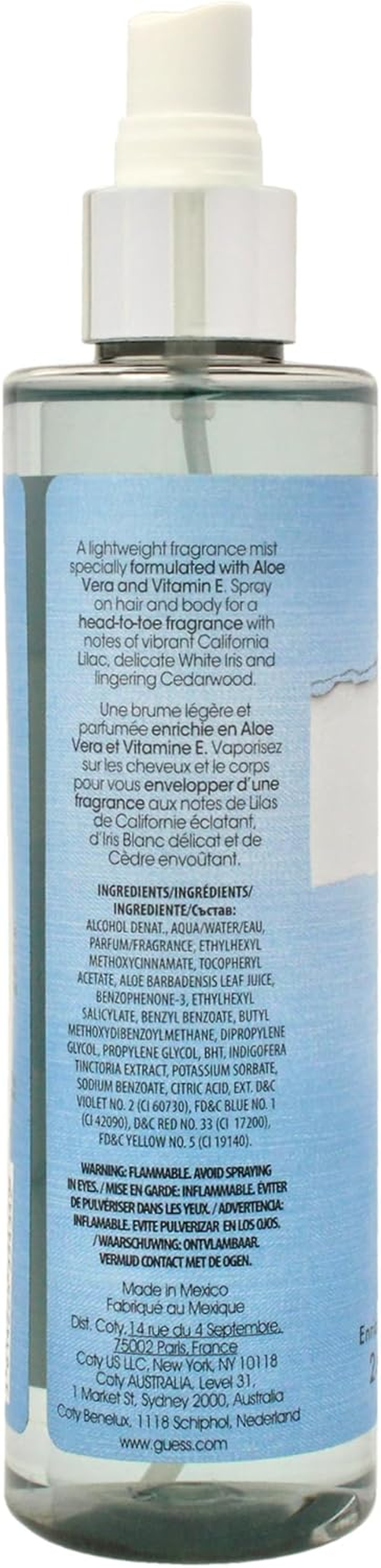 Guess 1981 Indigo Hair & Body Mist, 240Ml image number 2