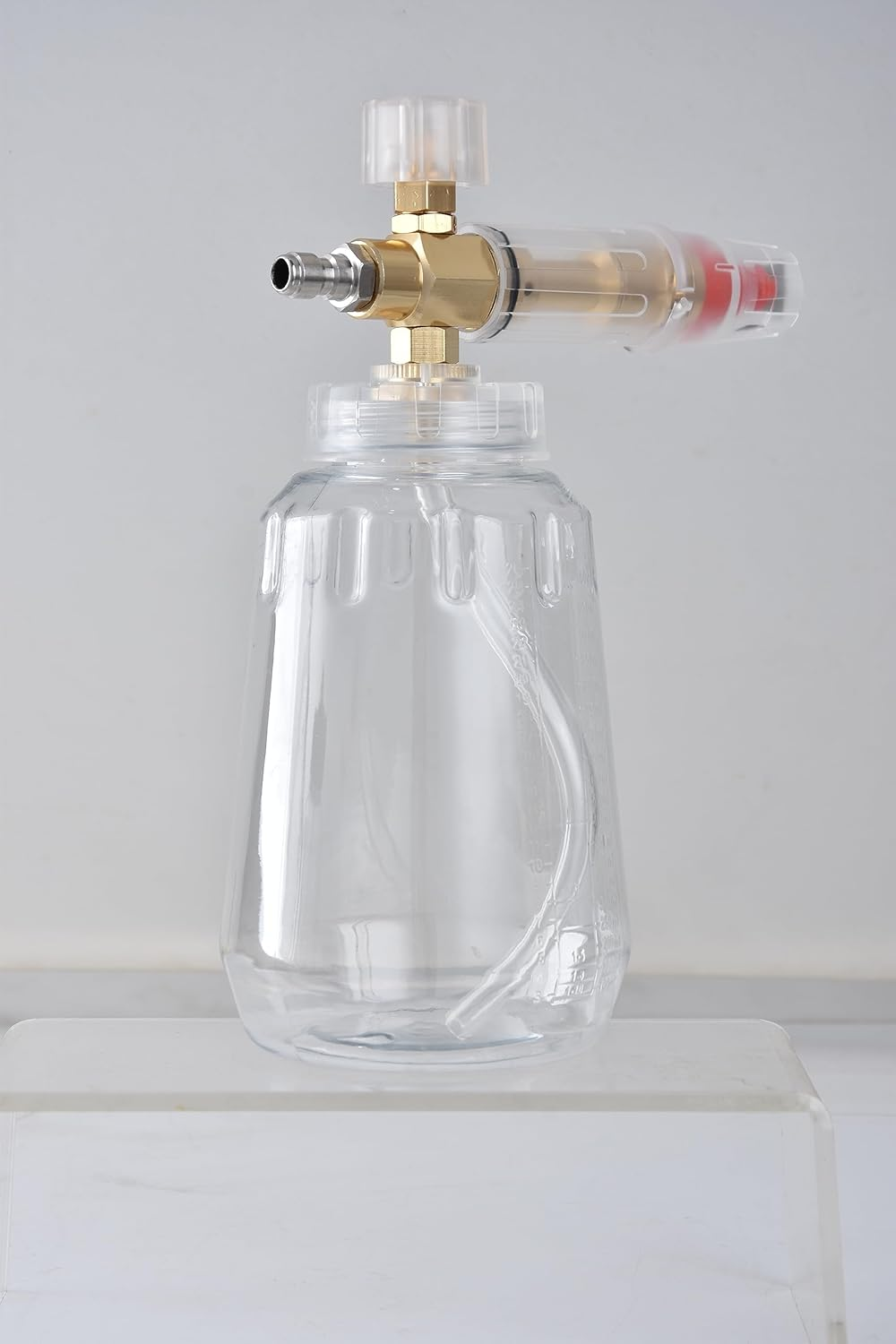 YUET Snow Foam Cannon Lance with 1/4&rdquo; Quick Connect, Adjustable Spray Nozzle Foam Blaster, 1L Bottle, Car Wash Foam Gun for Pressure Washer Application image number 2