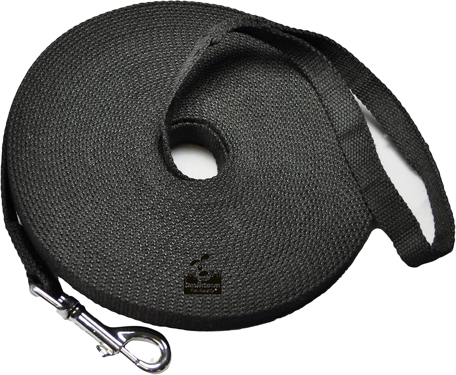 Downtown Pet Supply Long Dog Puppy Obedience Recall Training Agility Lead, Leash - Black, 30' Foot - By,