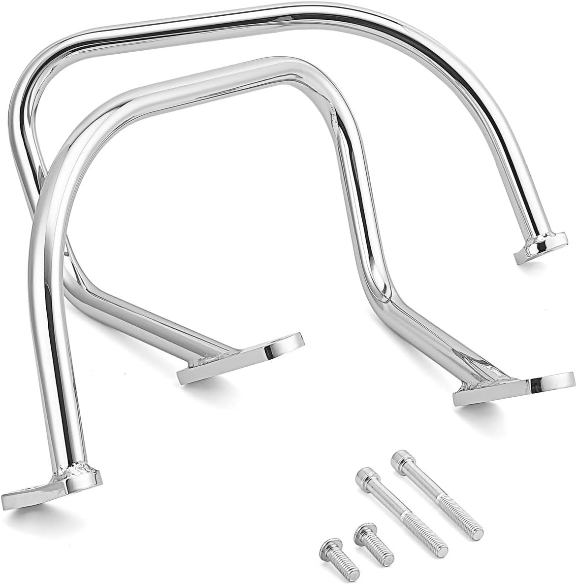 Wsays Rear Engine Guard Highway Saddlebag Crash Bar Compatible with Harley Softail Deluxe FLSTN 2005-2017 image number 1