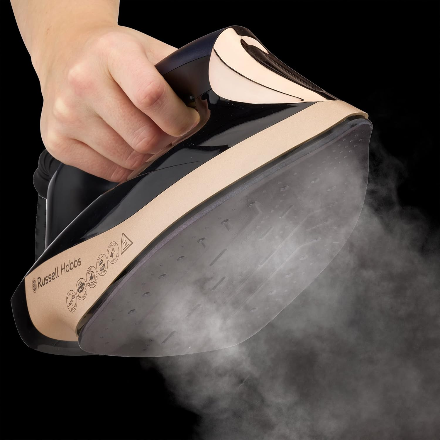 Russell Hobbs Supreme Steam Generator, RHC670, Quiet Technology, 1.8L Water Tank, Limescale Defence, Navy and Champagne image number 4