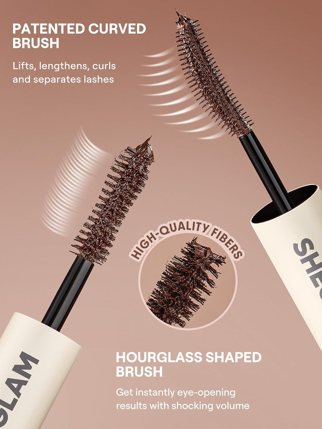 SHEGLAM All-In-One Volume & Length Mascara-Waterproof-Macchiato image number 5