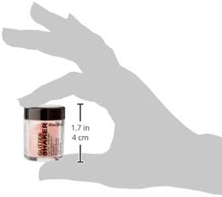 Pastel Glitter Shaker, Rose