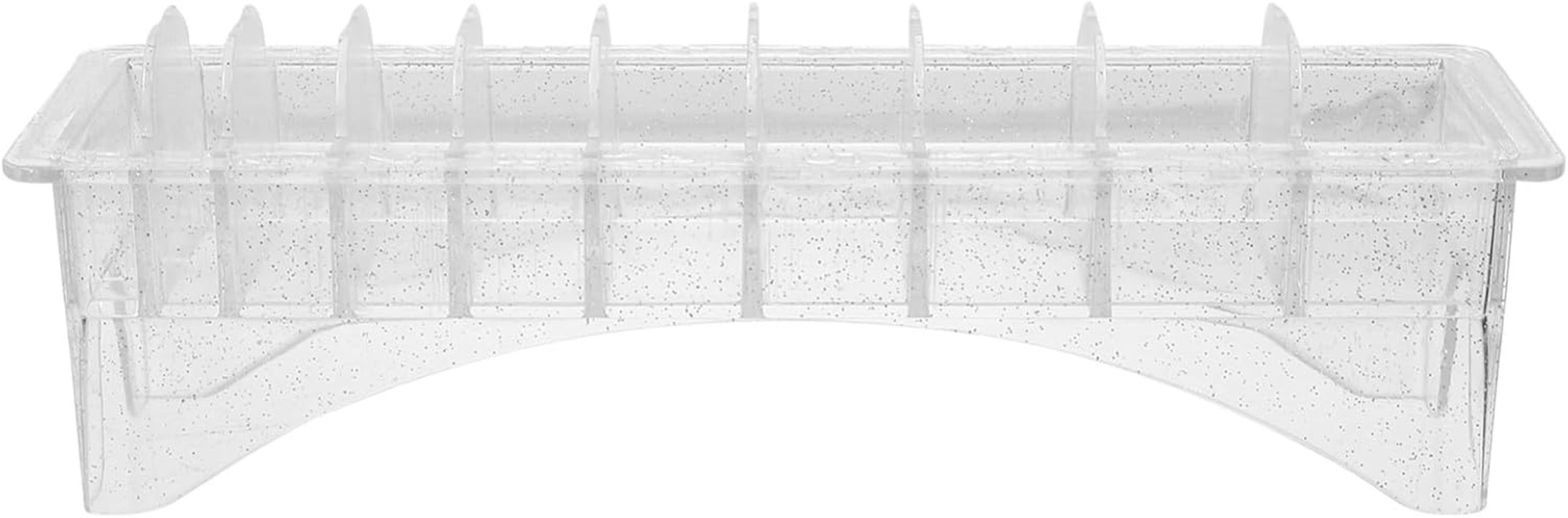 BUTIFULSIC Clipper Guard Holder with 10 Grids Plastic Storage Box, Universal Barber Clippers Organizer Case for Hair Trimmers, Hair Cutting Comb Tray for Professional Salon and Home Use image number 6