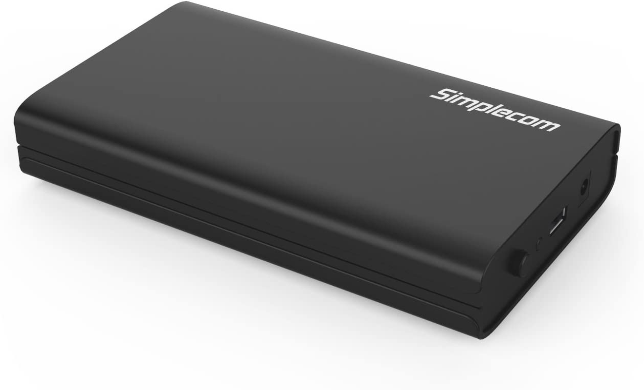 Simplecom SE301 3.5" SATA to USB 3.0 Hard Drive Docking Enclosure Black image number 1