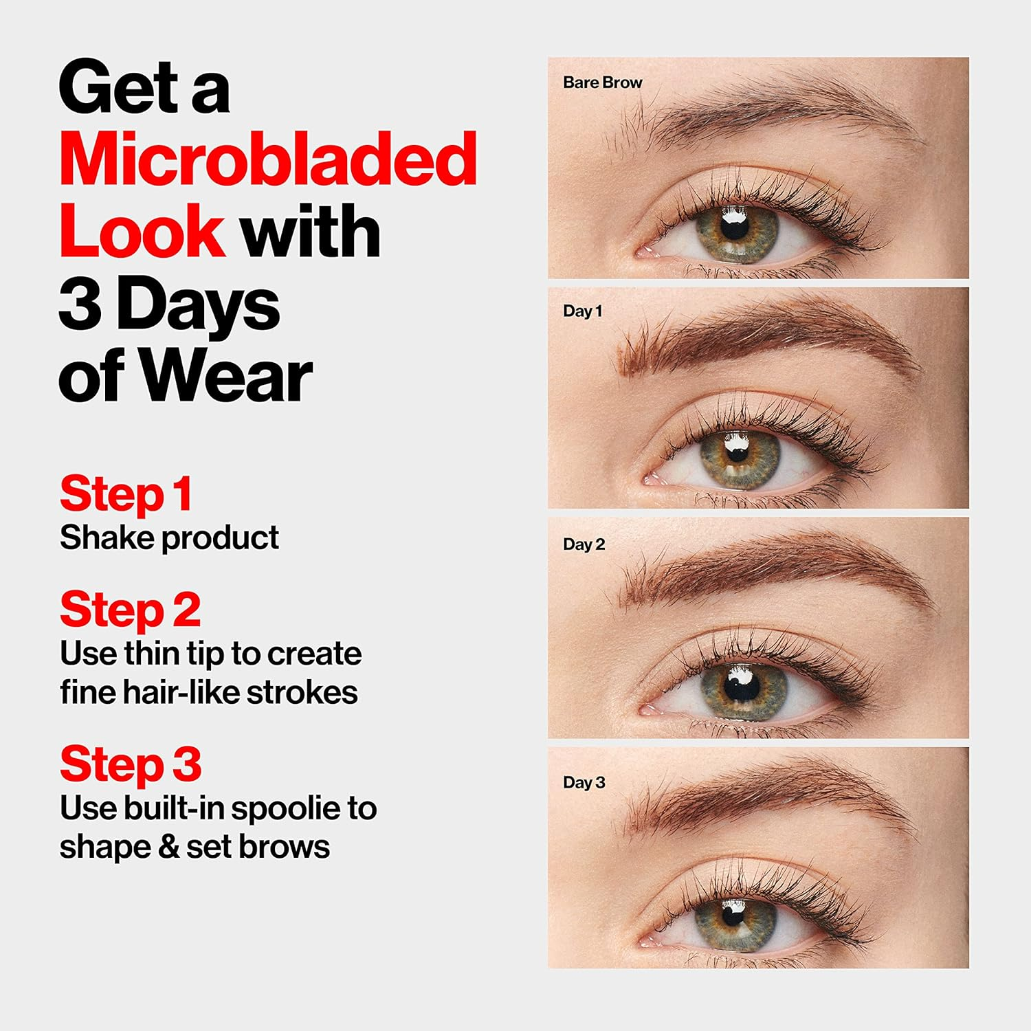 Revlon Colorstay Semi-Permanent Brow Ink 2.8 Ml, No. 352 Soft Brown Ink image number 5