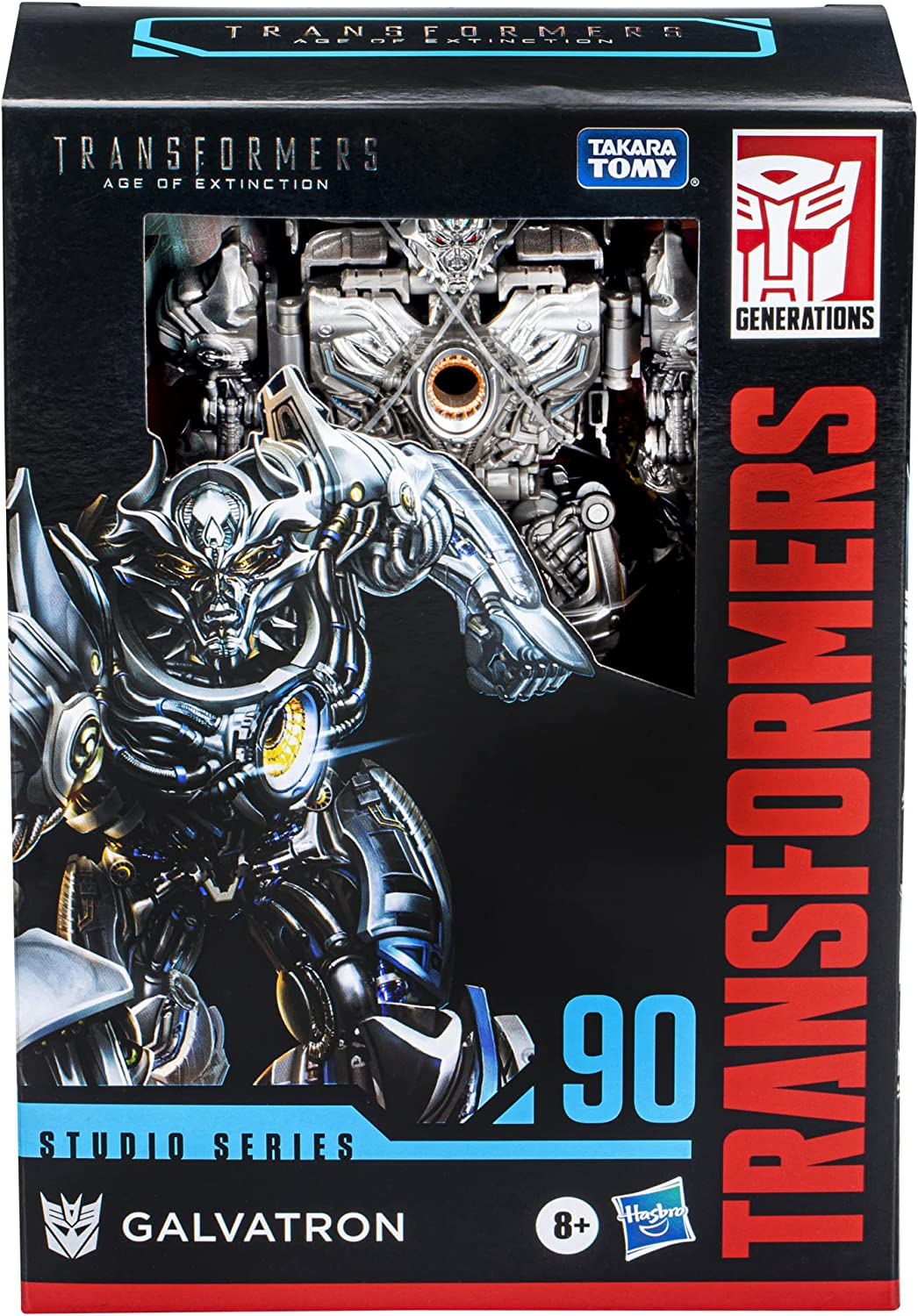Transformers Toys Studio Series 90 Voyager Class Transformers: Age of Extinction Galvatron Action Figure - Ages 8 and Up, 6.5 Inch