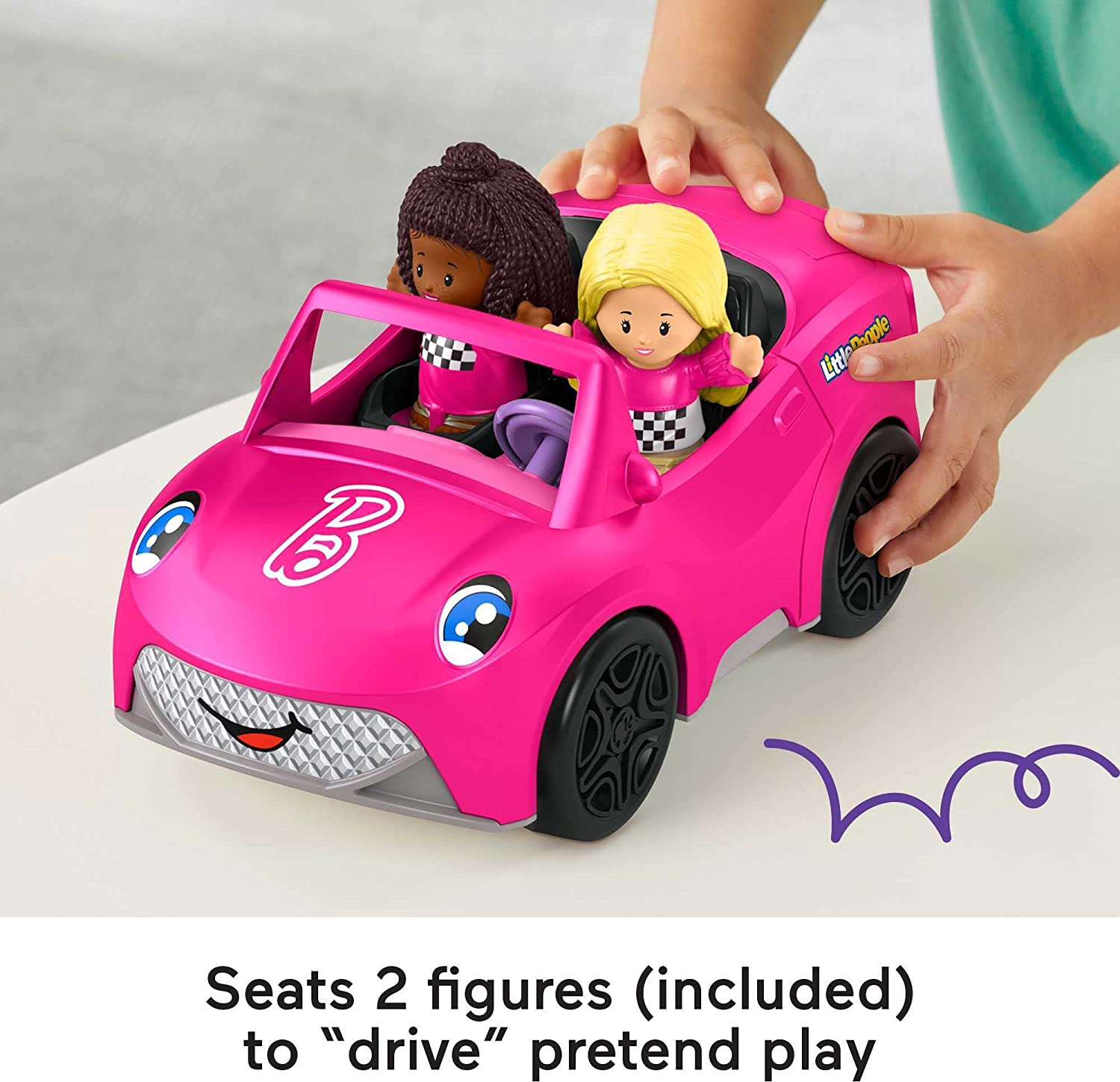 Fisher-Price Little People Barbie Convertible Vehicle image number 4