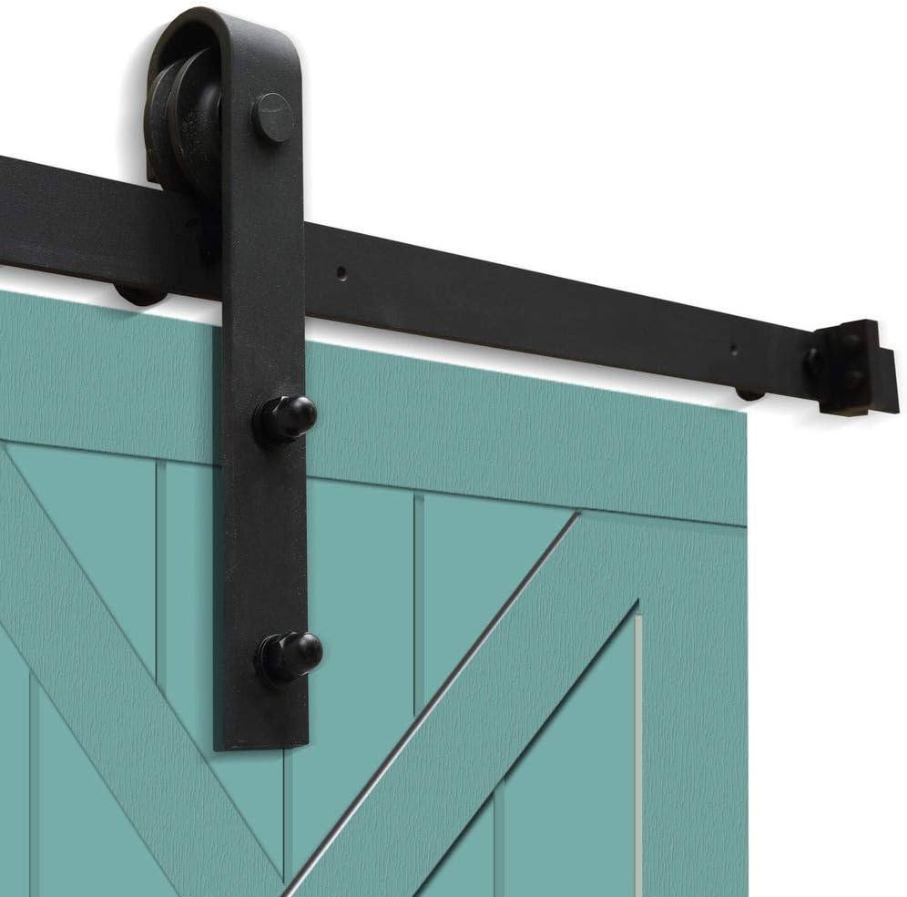 Levede Sliding Barn Door Kit 1.5M Model a - Antique, Hardware, Track Set, Interior, Sliding image number 5