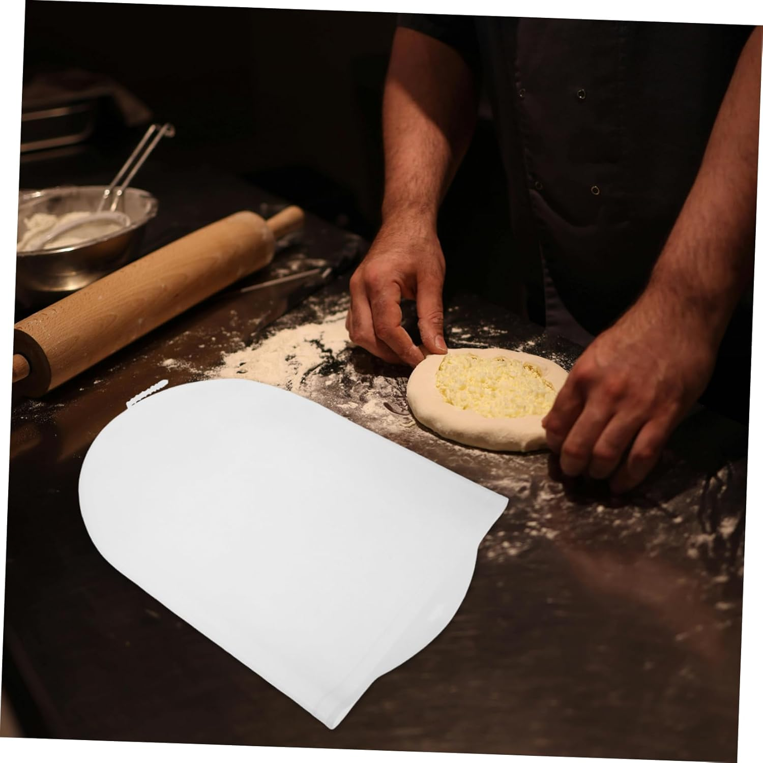 SHOWERORO Silicone Dough Rolling Bag Kitchen Gadget Bread Dough Holder Flour Tool Pie Crust Maker Food Preservation Bag