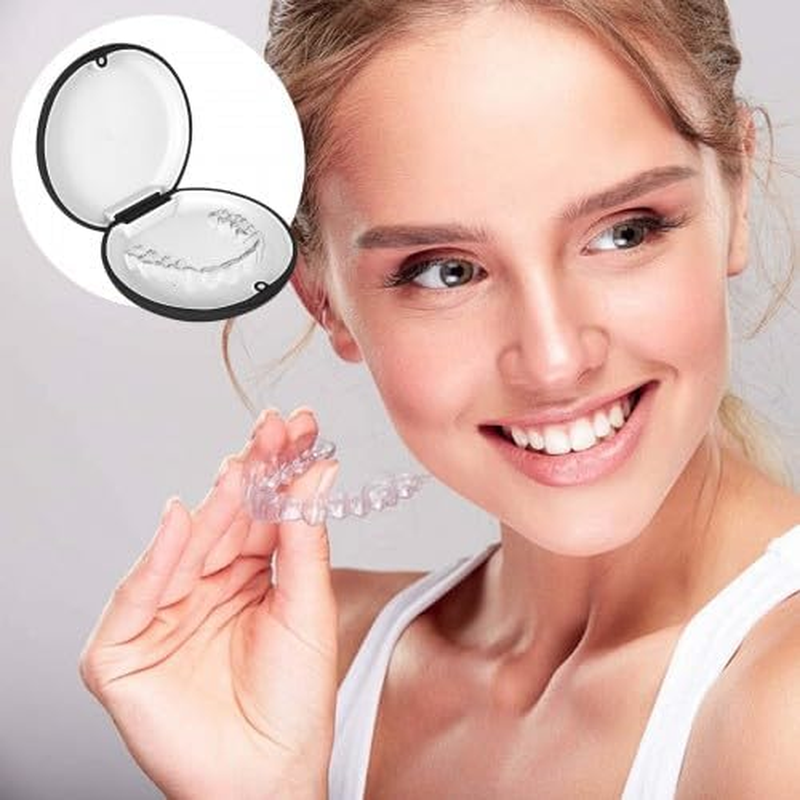 Denture Retainer Box, Premium Orthodontic Denture Box, Slim Dental Case, Aligner and Retainer Case with Magnetic Closure, Compact Mouth Guard Case for Bite Splint & False Teeth image number 1