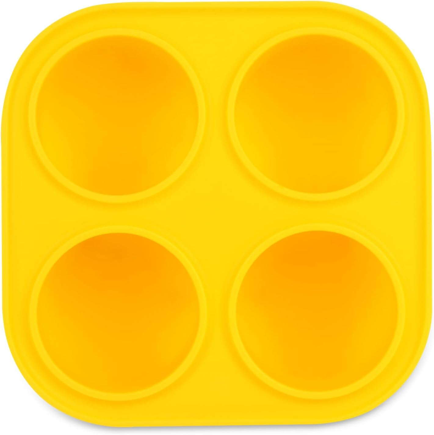 Yeebeny Dog Treat Molds for Freezer - Yellow Snack Tray for Small Dogs, Freeze Refill Treats, Easy to Clean Silicone Mold image number 3
