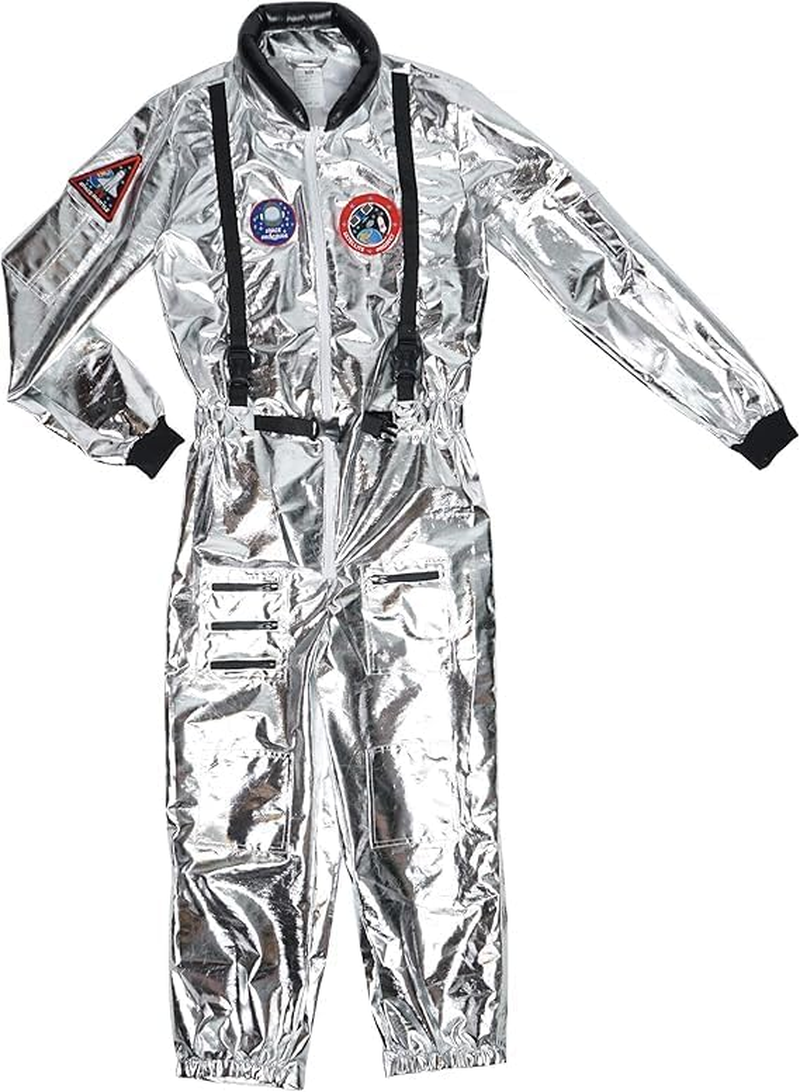 COSOUKE Astronaut Costume Adult Halloween Costumes Men Spaceman Overalls for Book Week Costume image number 1