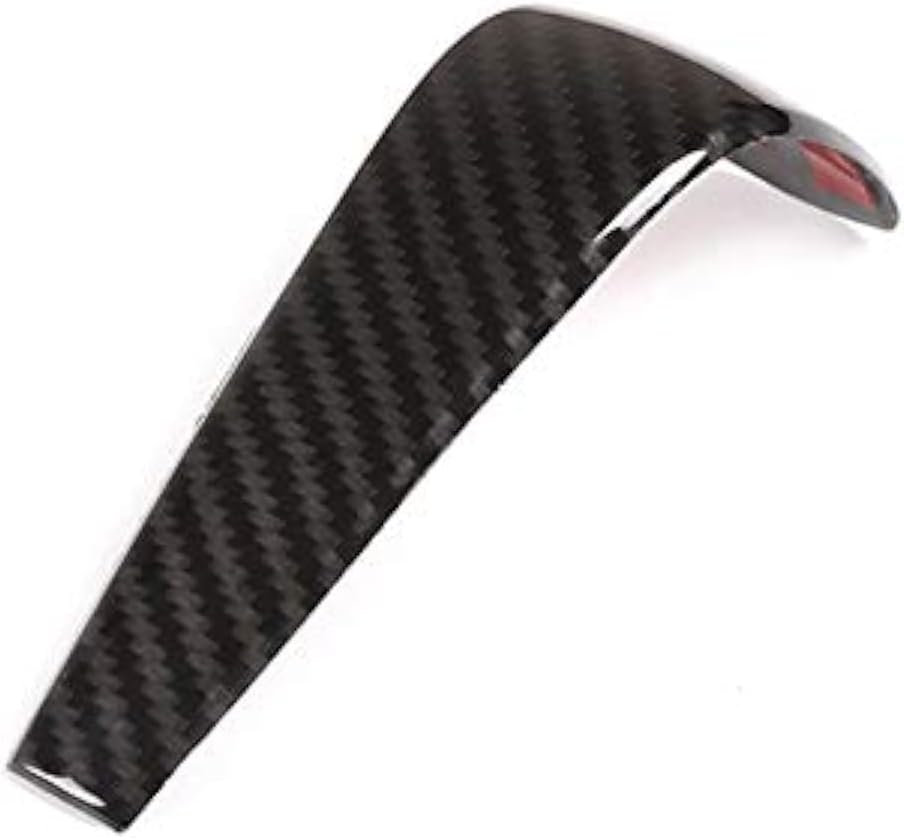 GDR Soft Carbon Fiber Car Control Gear Box Shift Knob Panel Frame Cover Sticker Interior Trim Replacement for BMW E90 E92 E93 3 Series 2005-2012 318I 320I 325I 330I 335I
