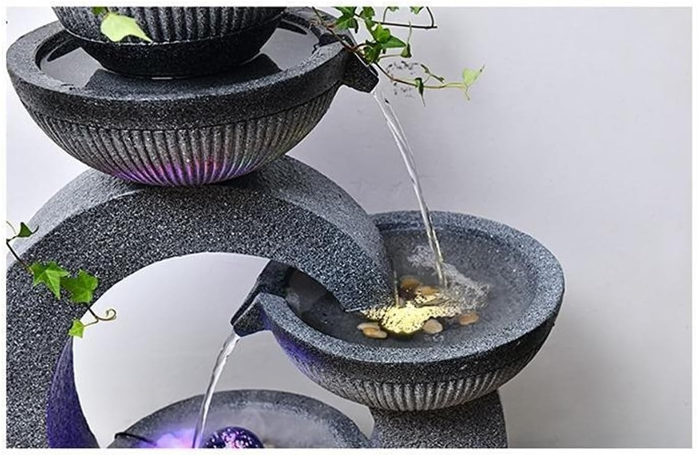 Outdoor Fountain Simple Modern Automatic Water Circulation System Floor Decoration, Living Room Courtyard Fountain Fish Pond Landscape image number 2