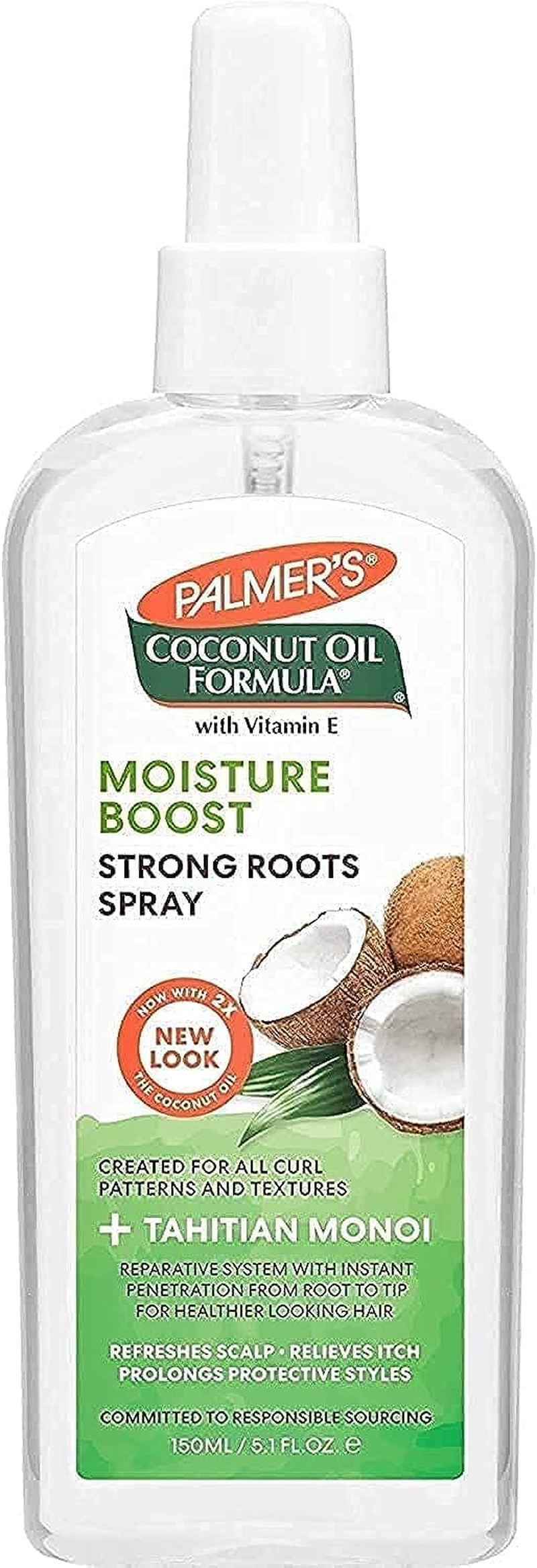 ((1 Pack)) - Palmer'S Coconut Oil Formula Strong Roots Spray, 5.1 Fluid Ounce (Pack of 2) image number 4